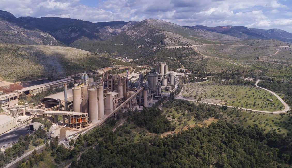 TITAN's Kamari cement plant near Athens. Pic: TITAN