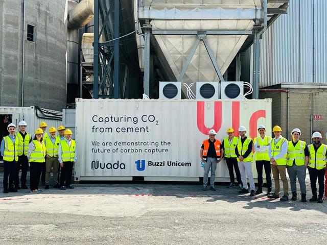 Nuada Launches Carbon Capture Trials with Buzzi Unicem at Italian Cement Facility