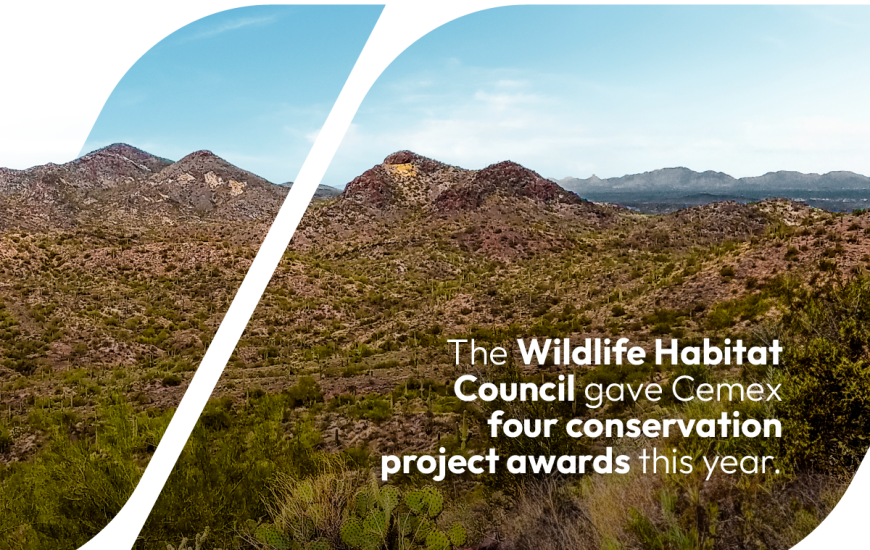 Wildlife Habitat Council recognizes  Cemex conservation projects