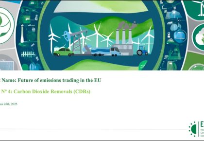 ERCST Advances Debate on Carbon Dioxide Removals in EU ETS with New Report and High-Level Event