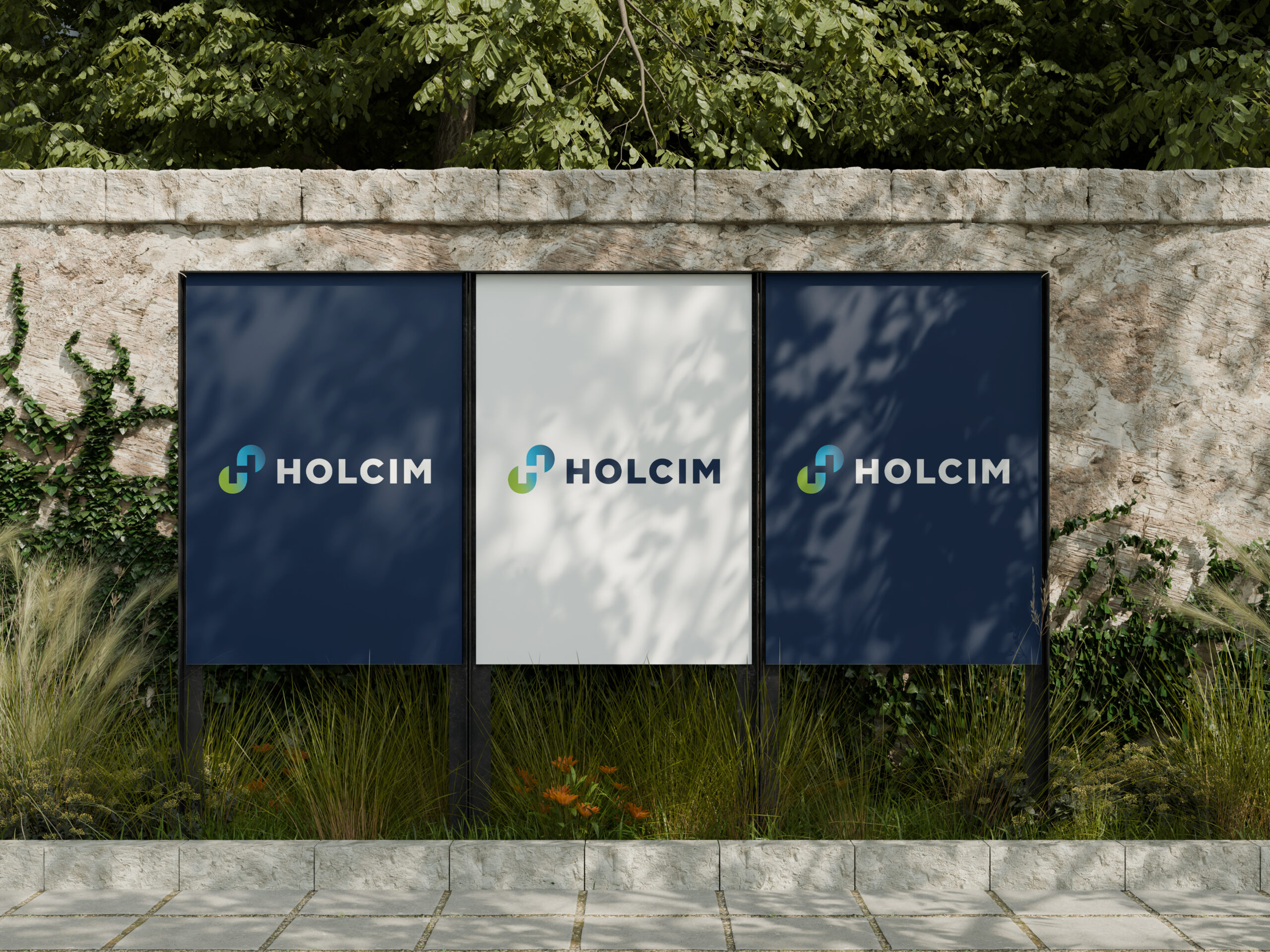 Holcim outdoor banner